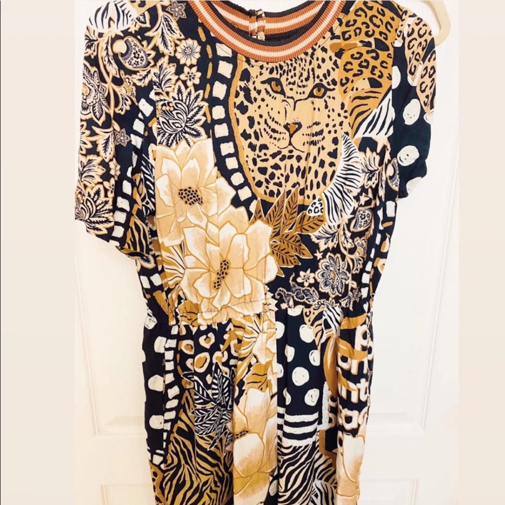 Farm Rio leopard jumpsuit - Picture 2 of 3